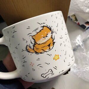 Funny puppy ceramic cup